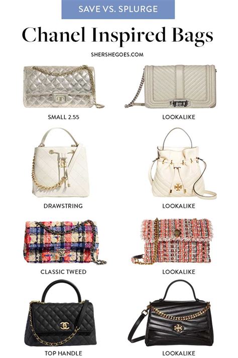 chanel similar bags|chanel look alike bags.